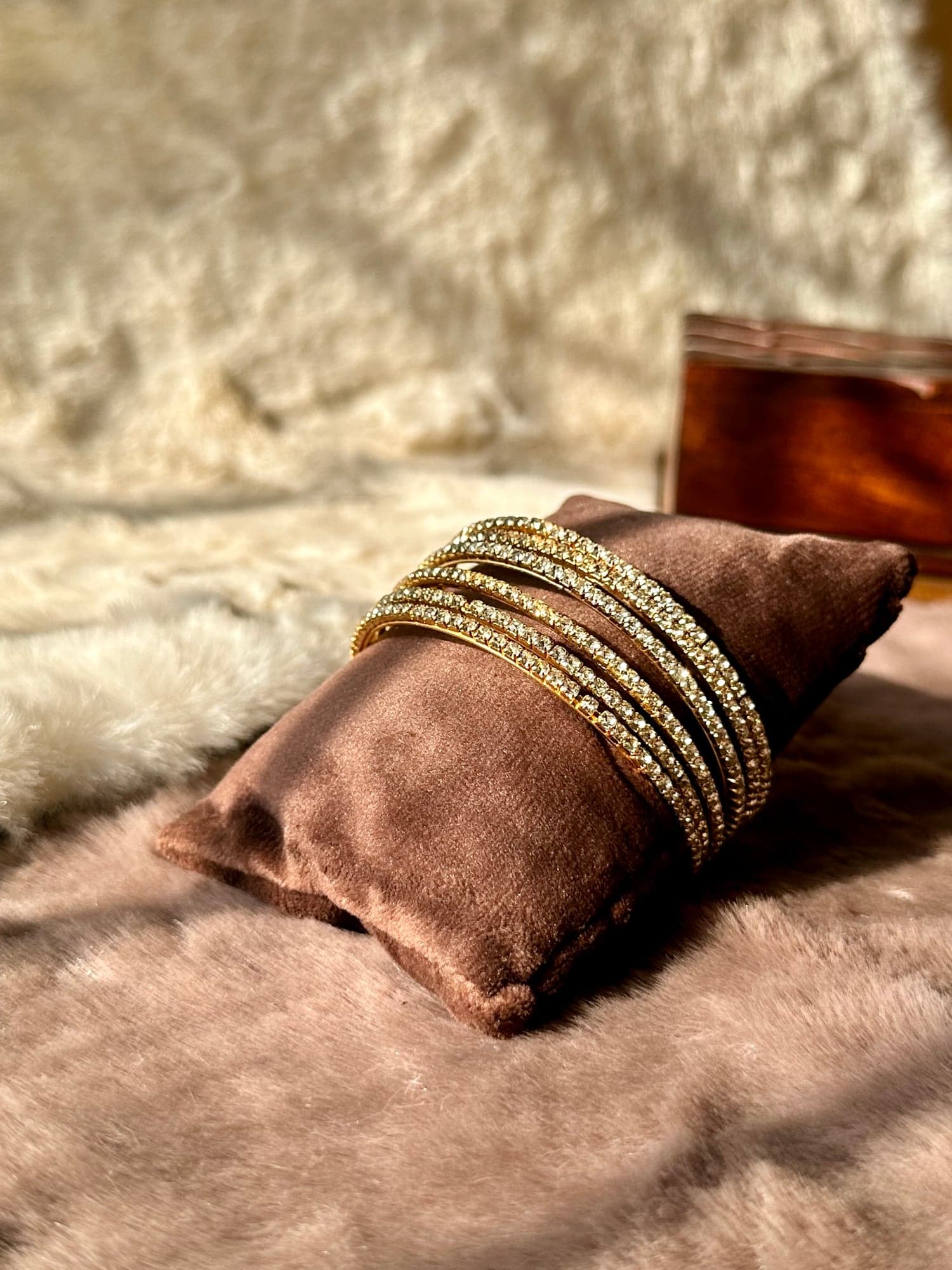 Ravish Stacked Crystal Bangles