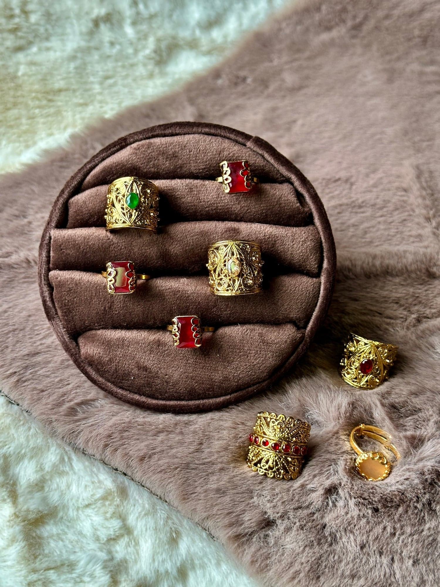 Nastaliq Filigree Cuff Ring