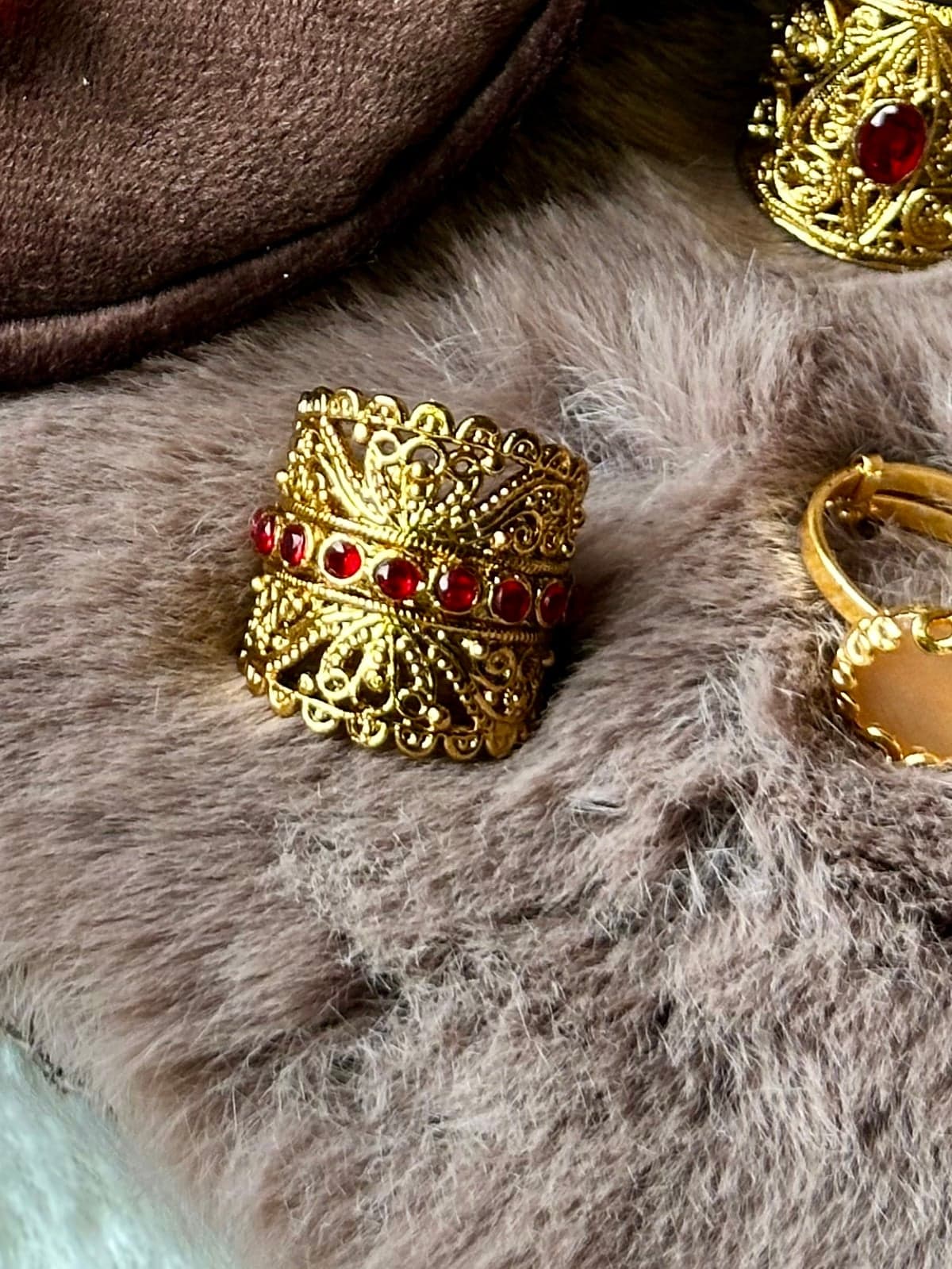 Nur Filigree Cuff Ring